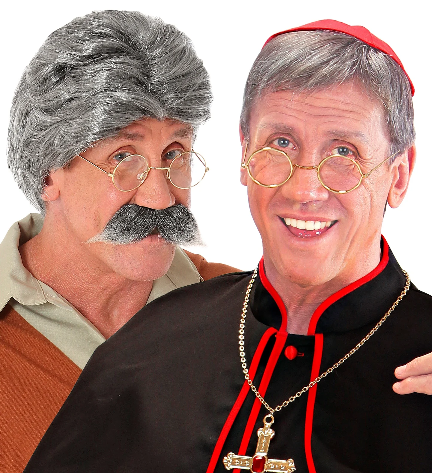 Kerstman bril goud budget - Image 4