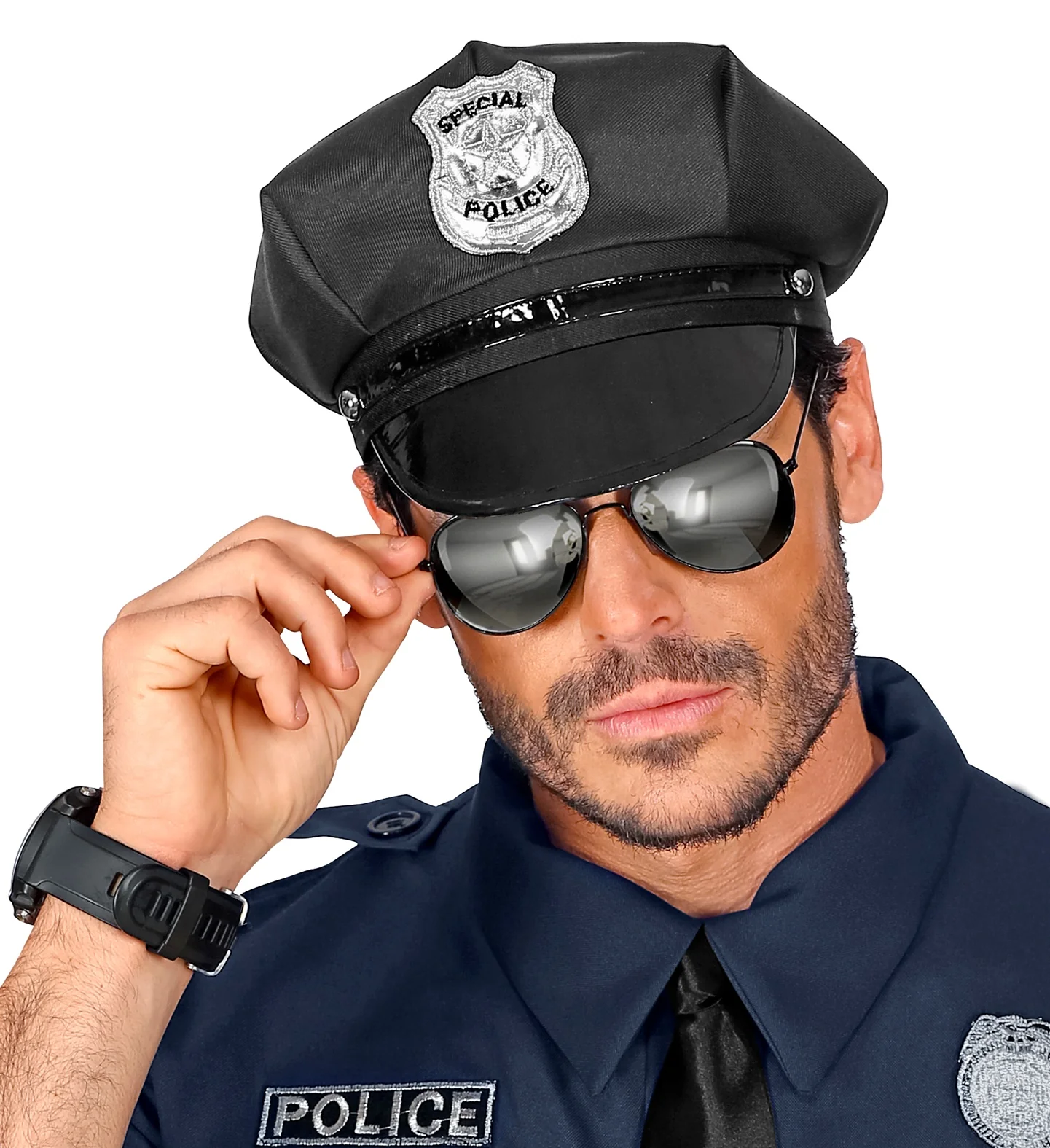 Politie bril zwart - Image 4