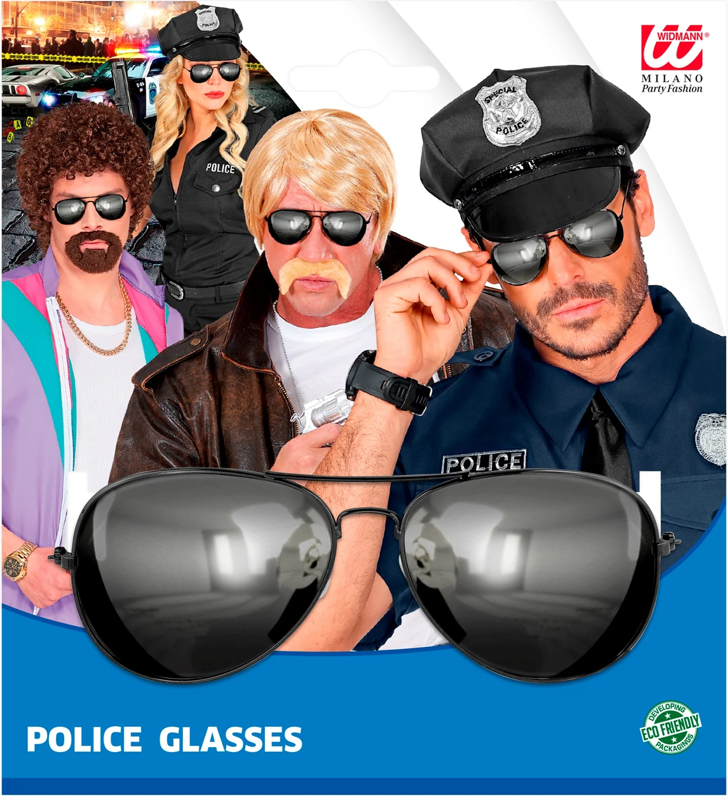Politie bril zwart - Image 9