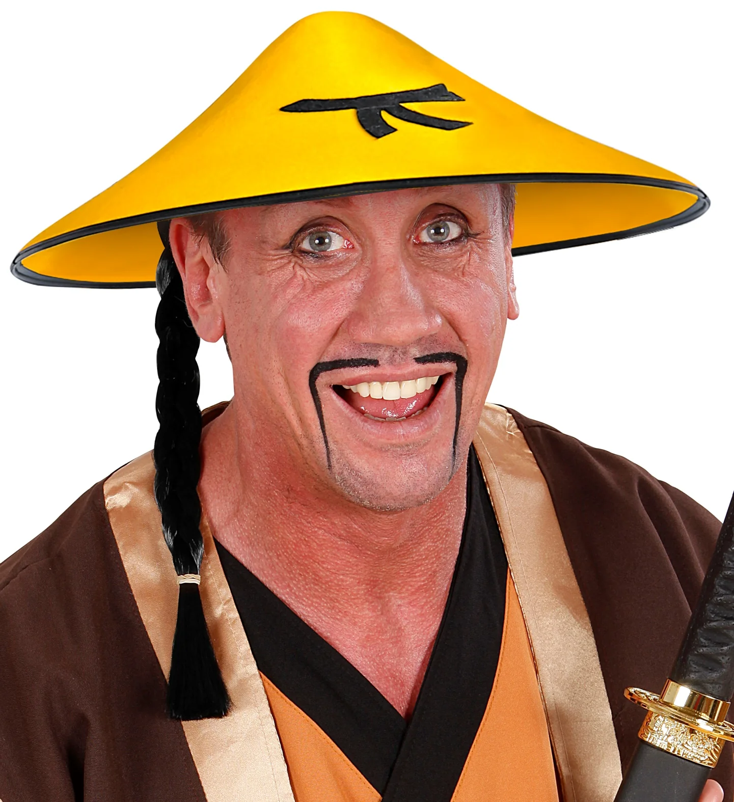 Hoed Chinees Vietnamees geel - Image 3