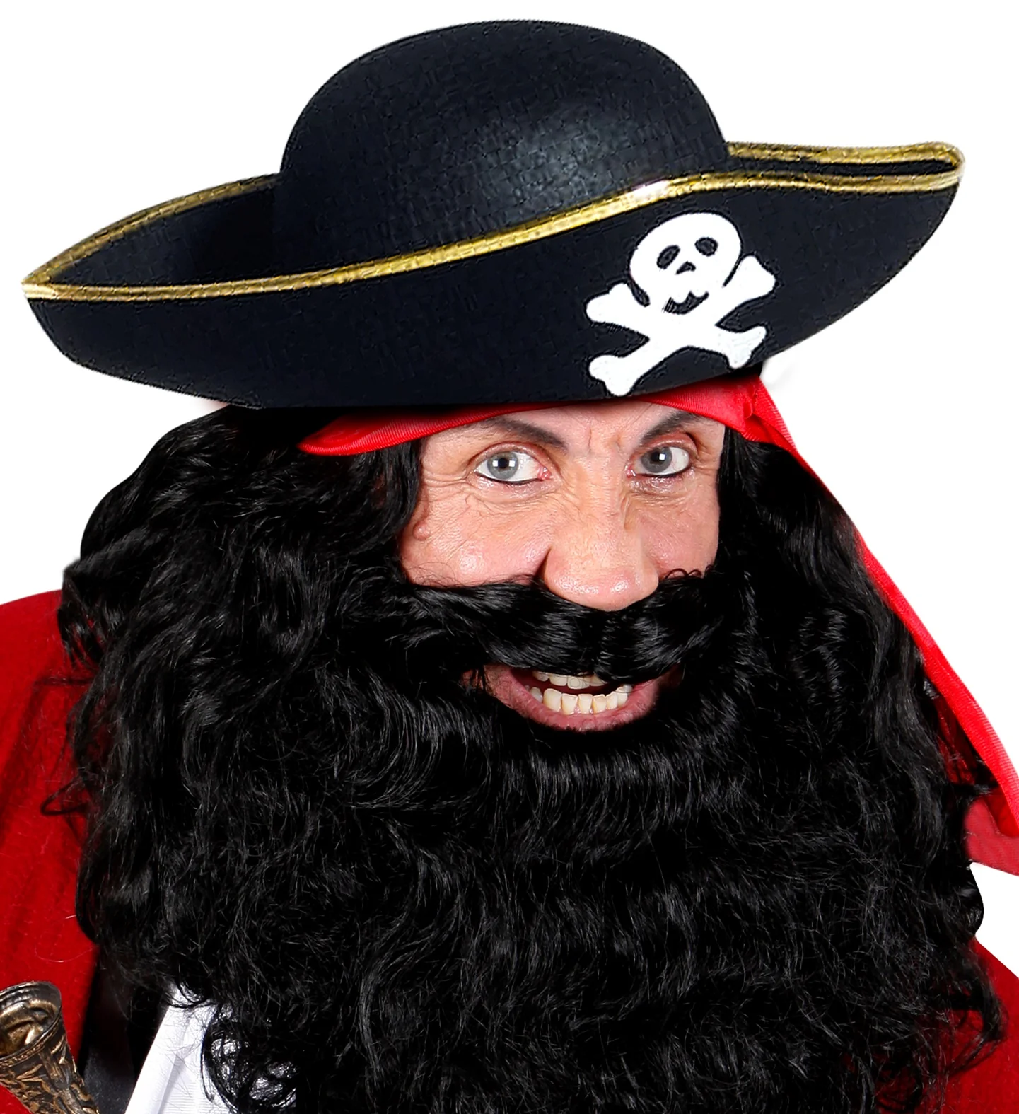 Piratenhoed met gouden rand - Image 2