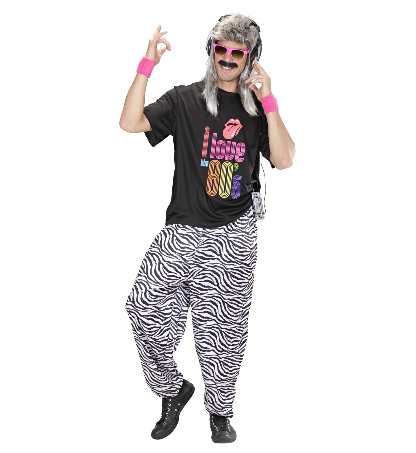Foute discobroek zebra print - Image 2