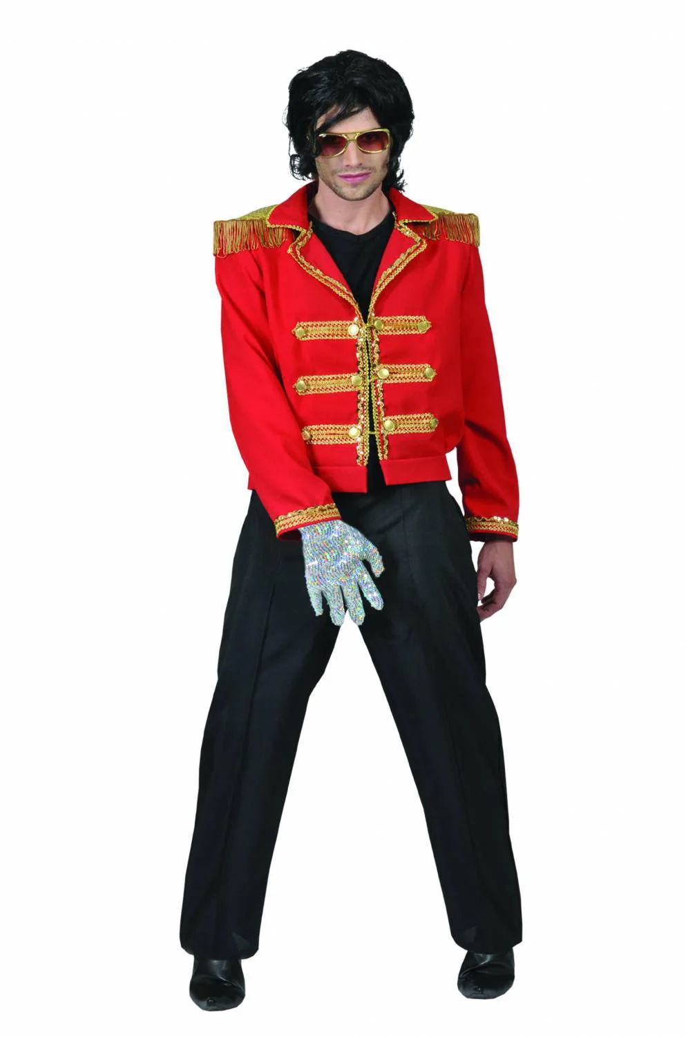 Zwarte disco broek heren - Image 2