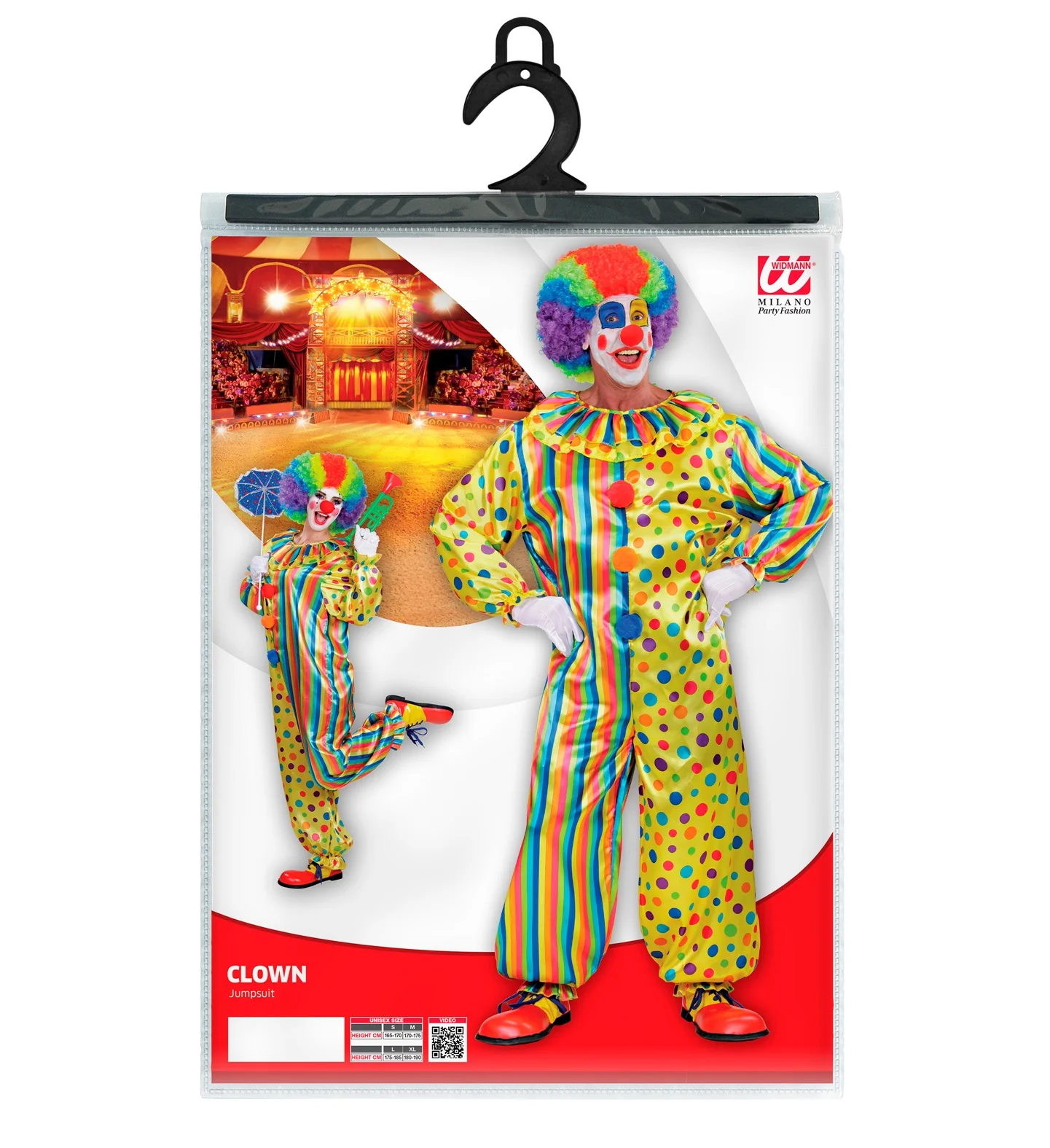 Clownspak Flap vrolijk heren - Image 7