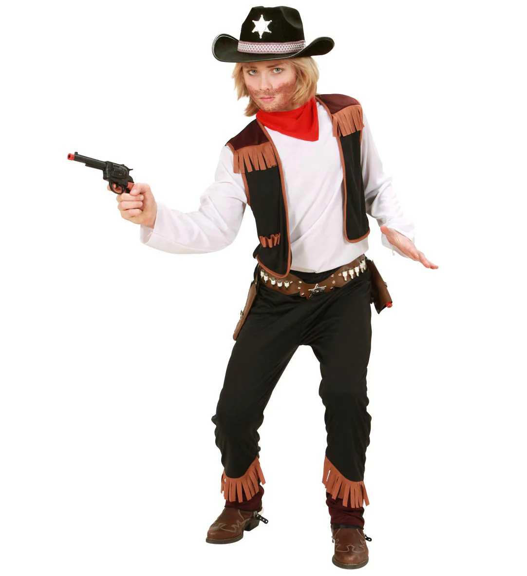 Cowboy kostuum jong en oud - Image 4