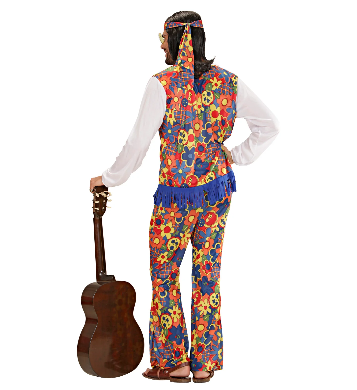 Hippie kostuum Flowers - Image 3