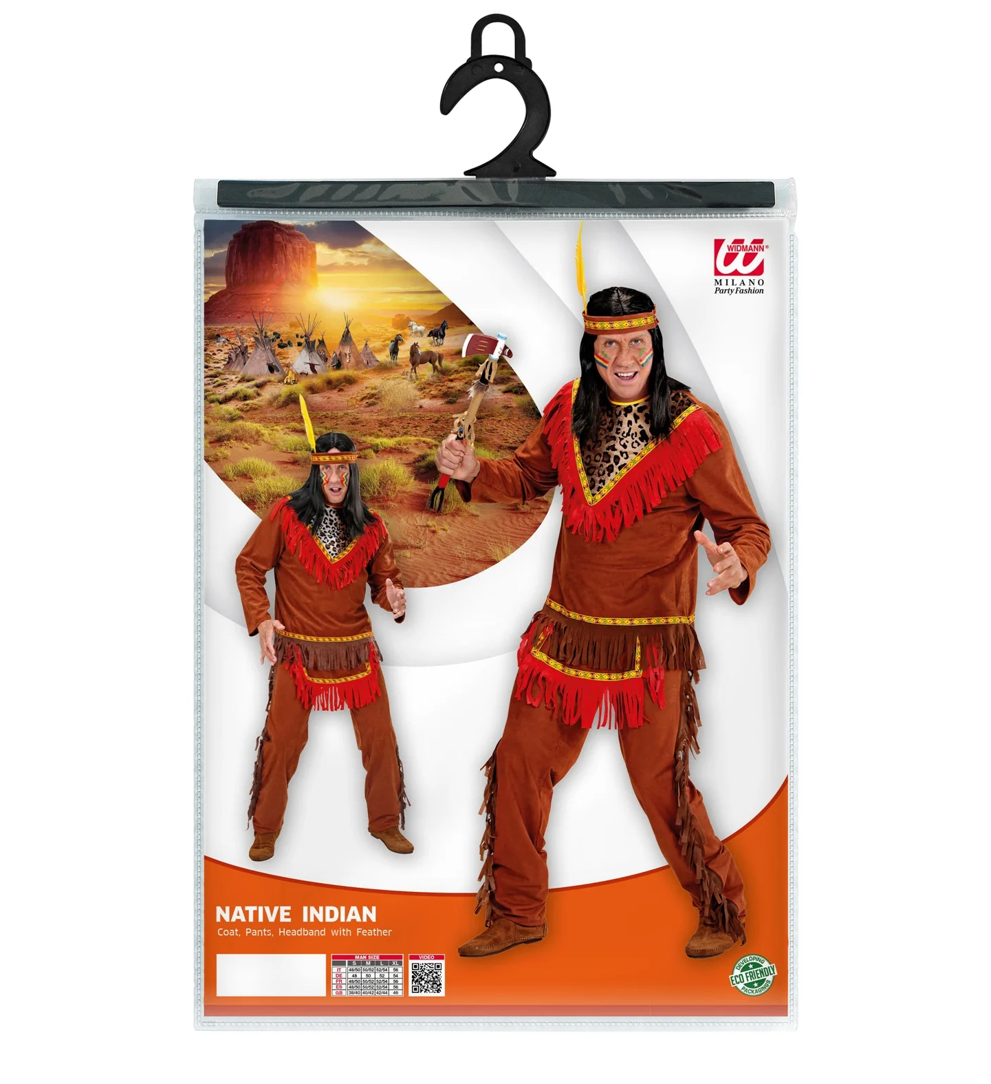 Indianen kleding Bully heren - Image 5