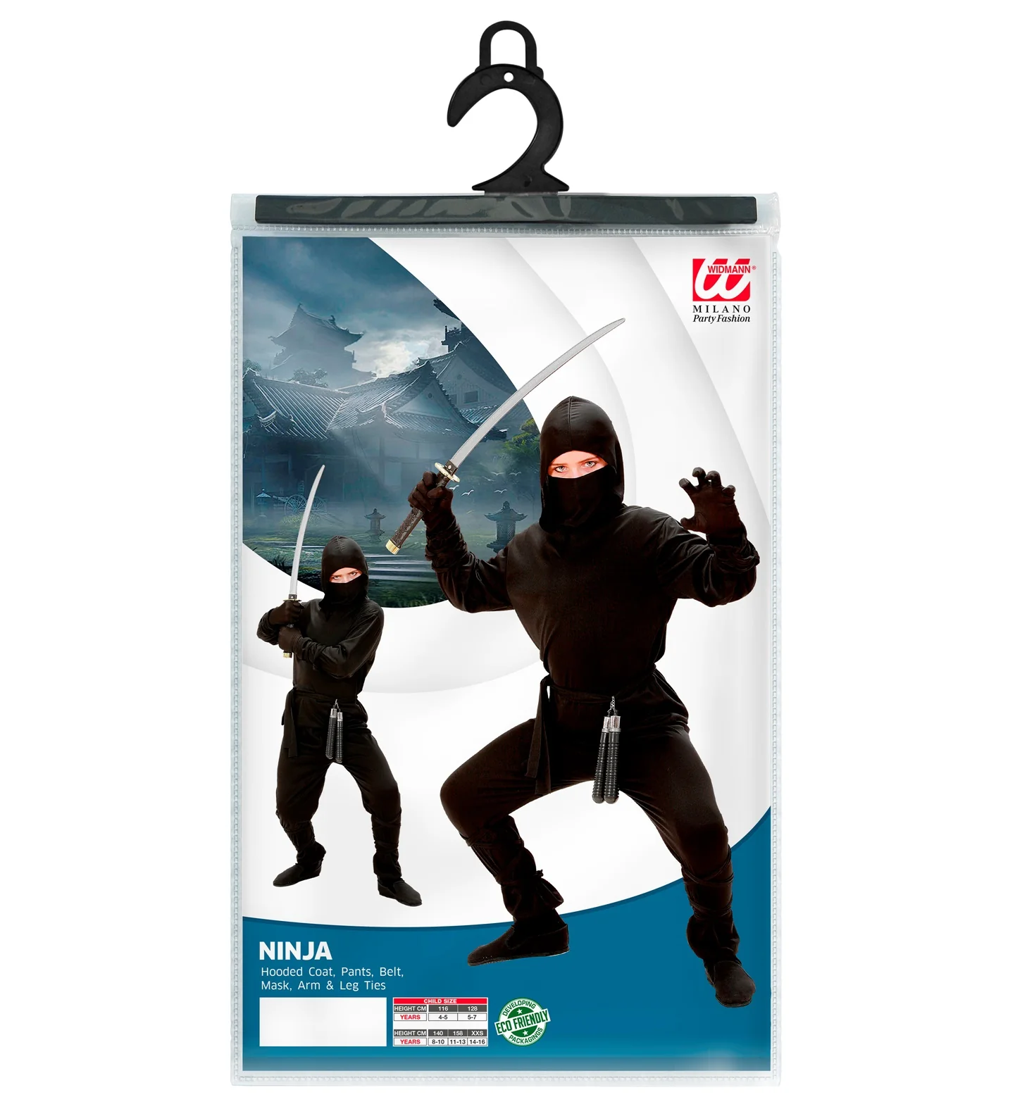 Ninja pak zwart kind goedkoop - Image 4