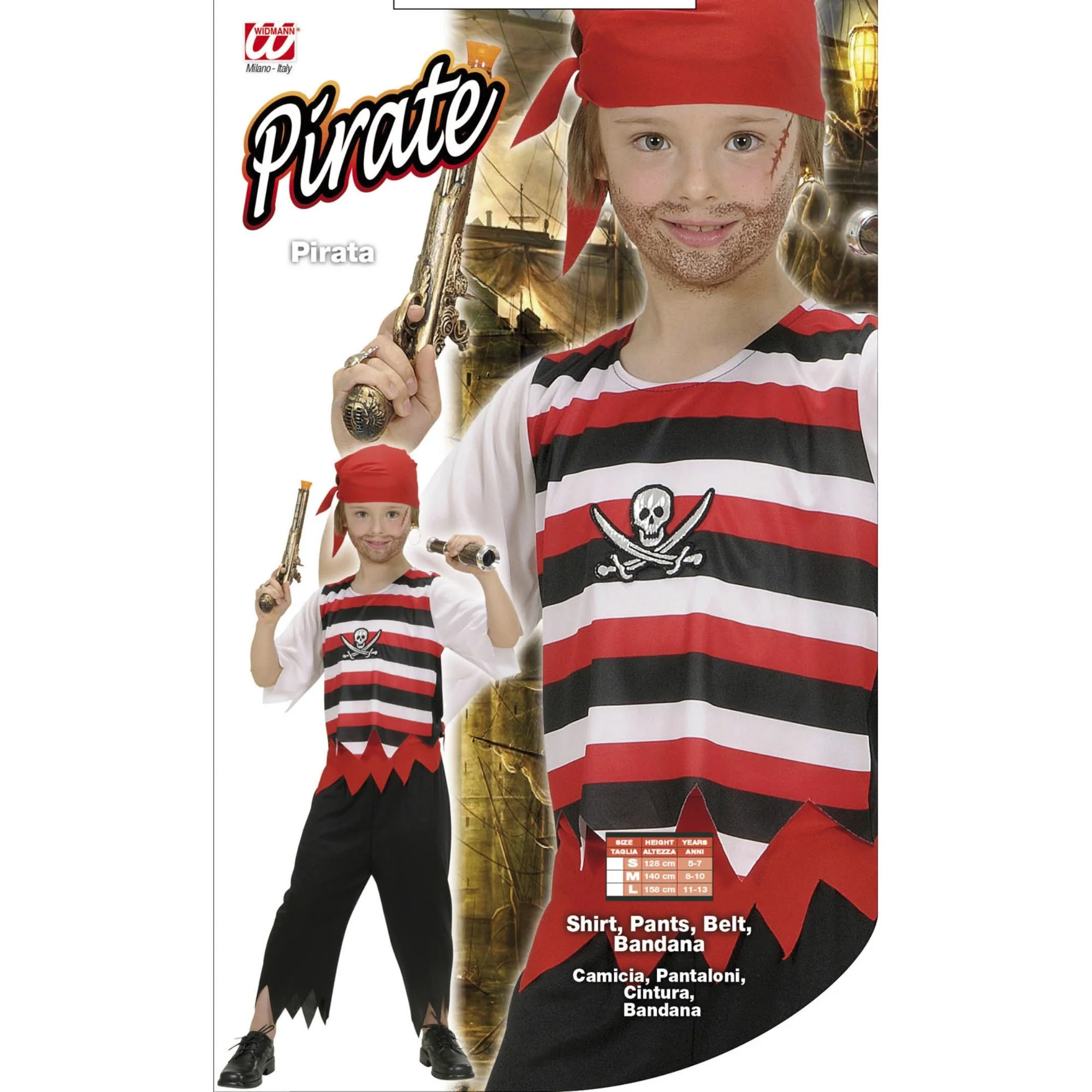 Piratenpak John kinderen 140cm - Image 4
