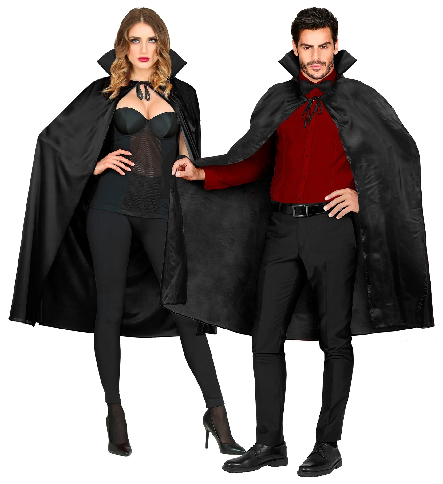 Zwart cape halloween