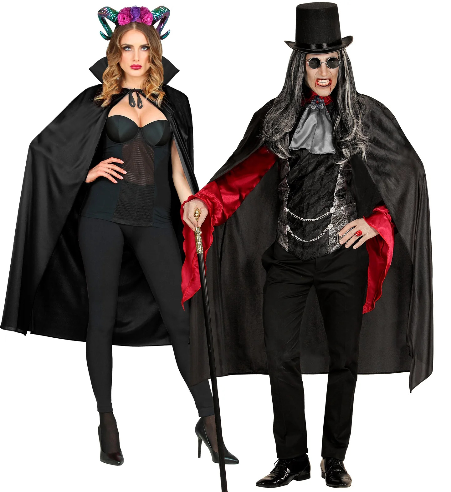 Zwart cape halloween - Image 2