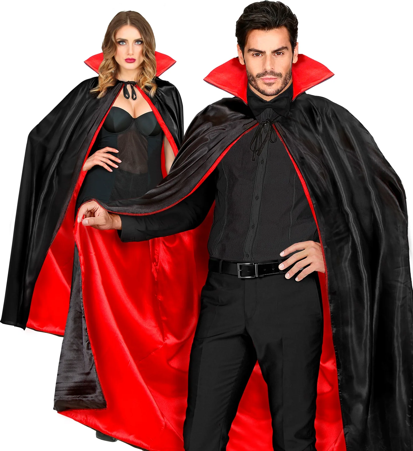 Dracula cape met kraag 135cm - Image 3