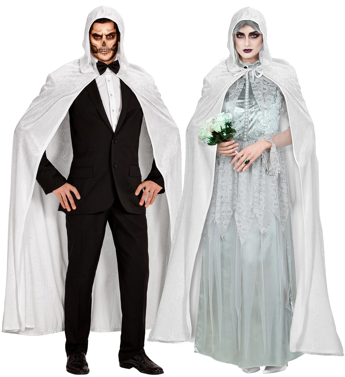 Witte cape luxe 150cm - Image 2