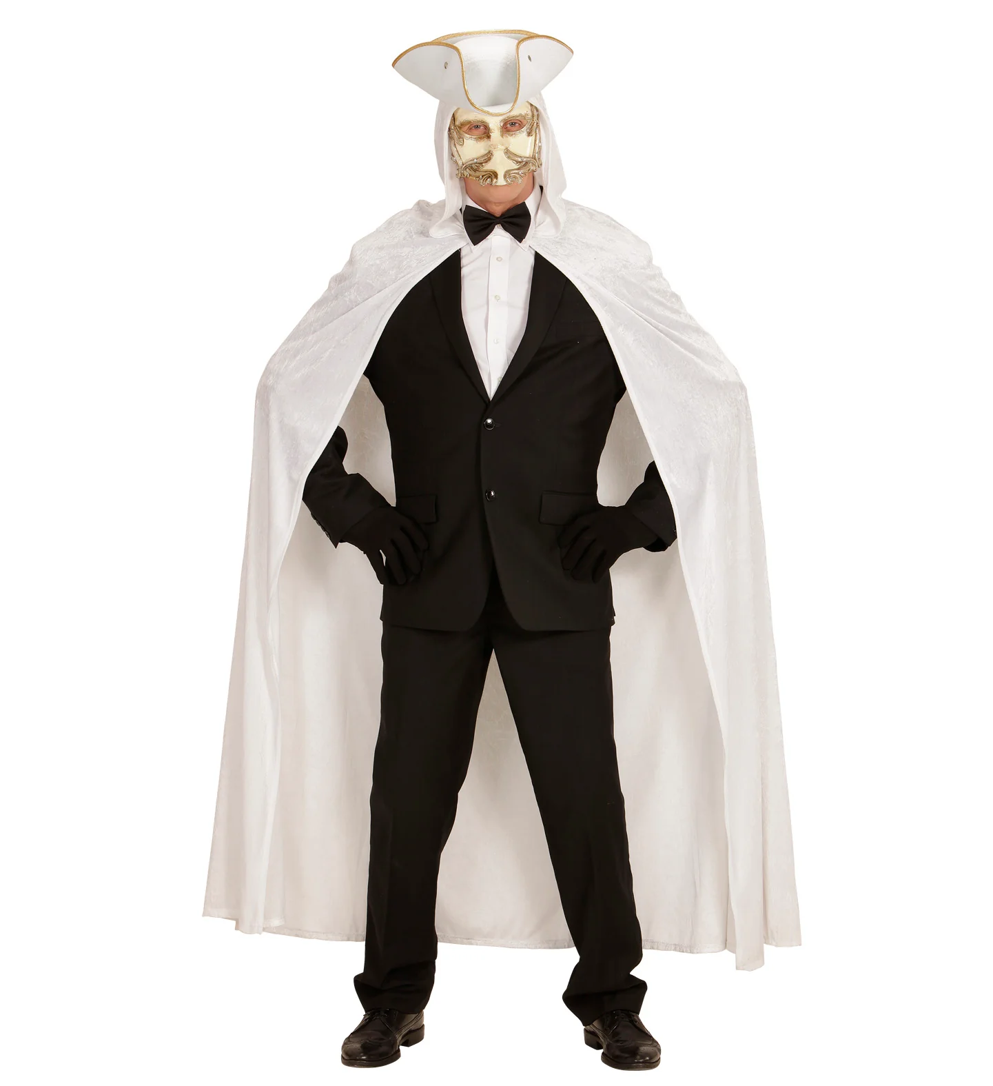 Witte cape luxe 150cm - Image 4