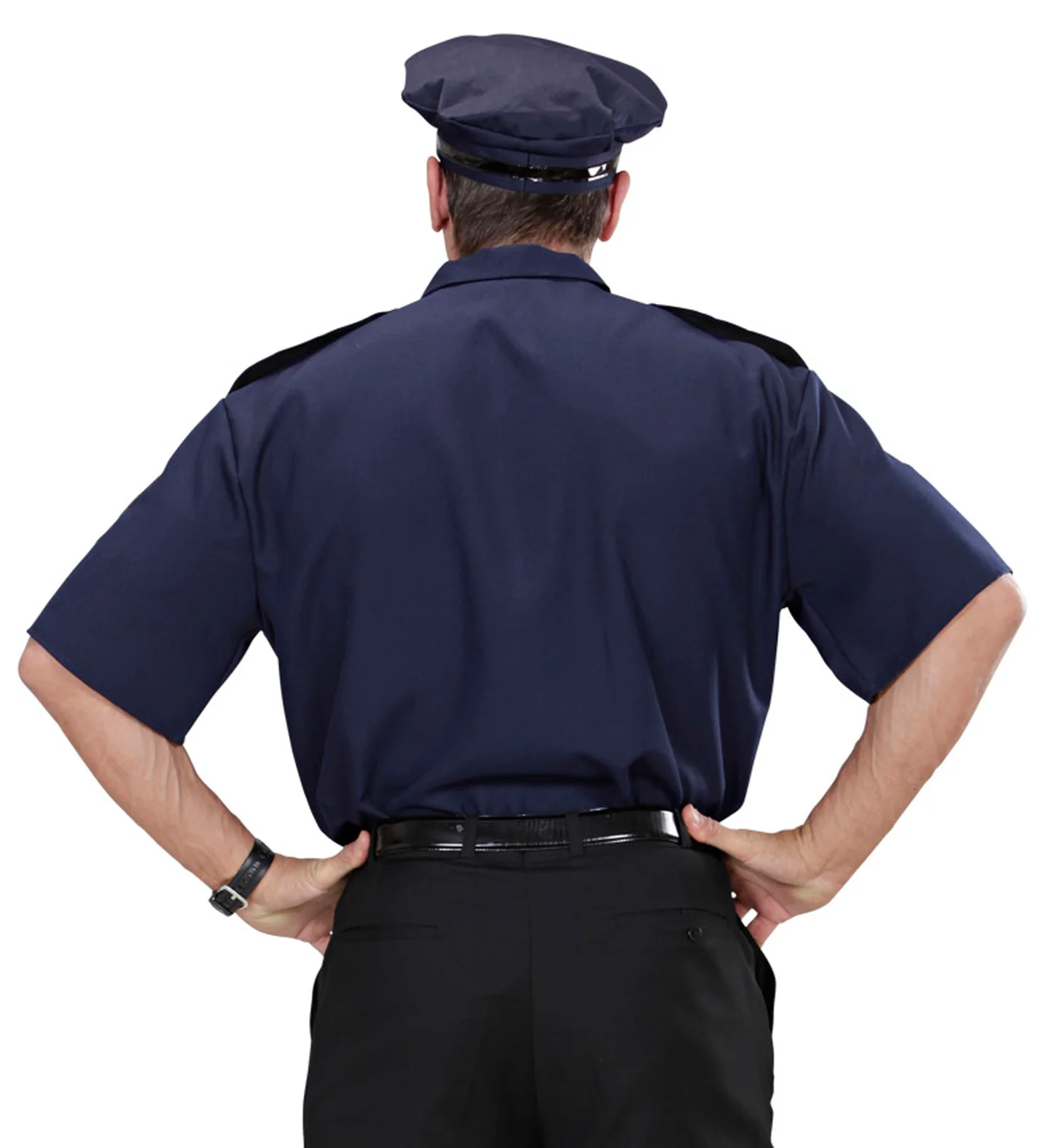 Politieblouse met pet en stropdas NYPD - Image 3