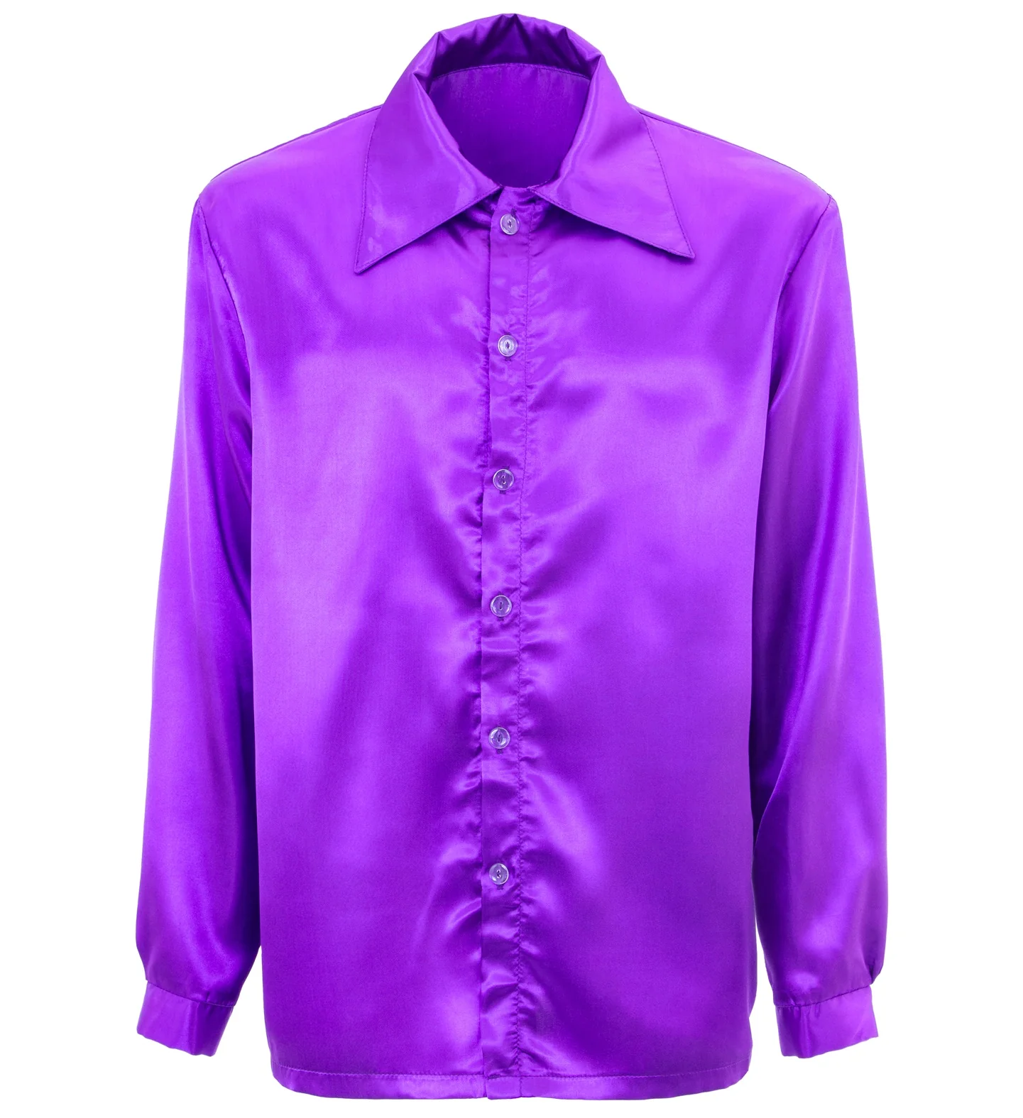 Disco blouse paars Jim heren - Image 3