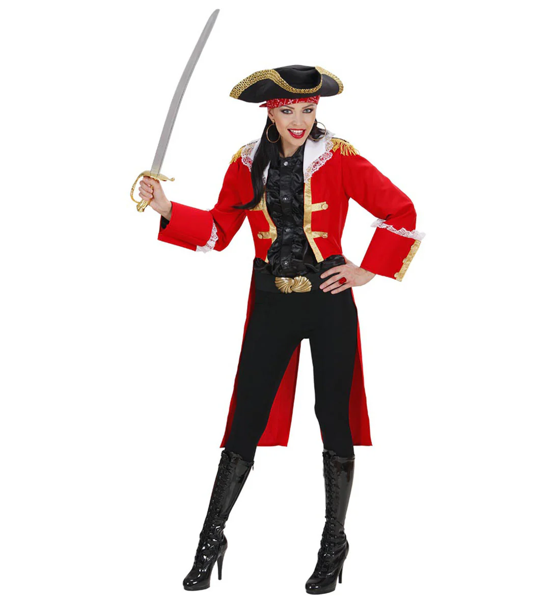 Piratenjas zwart dames small