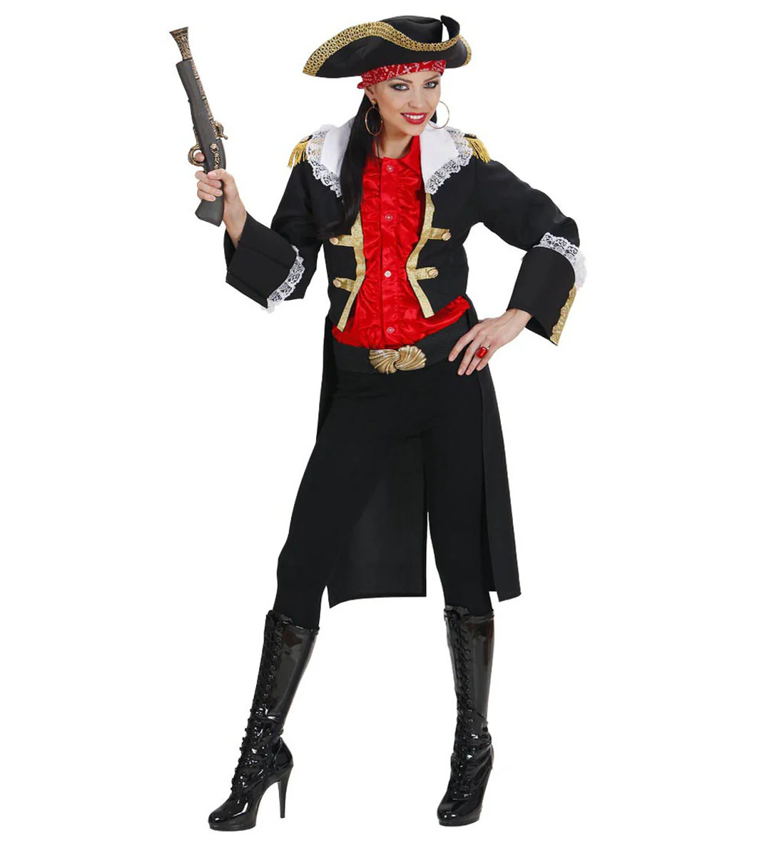 Piratenjas zwart dames small - Image 3