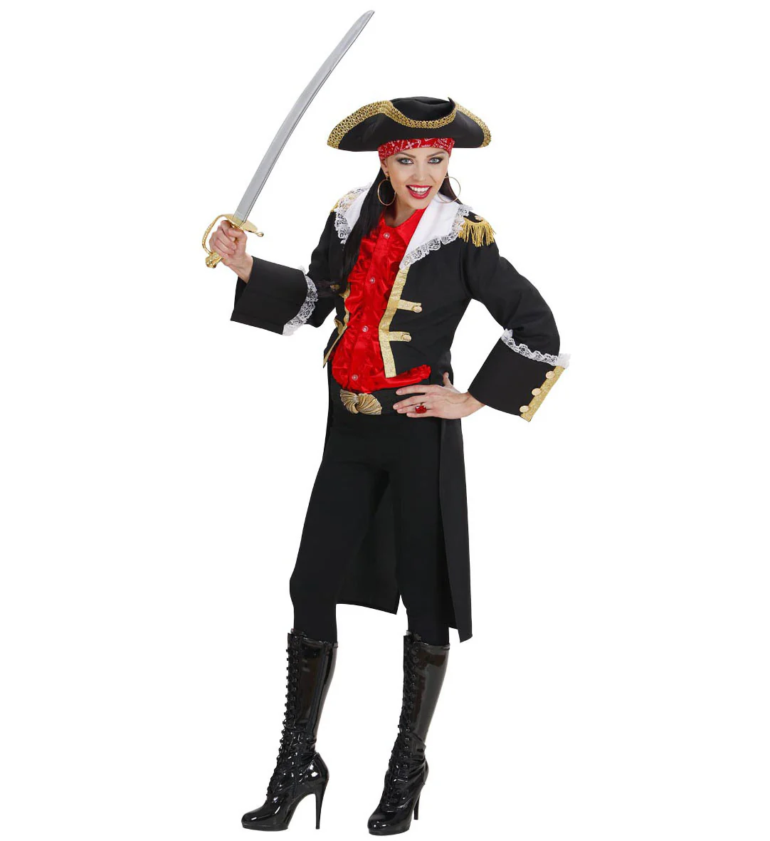 Piratenjas zwart dames small - Image 4