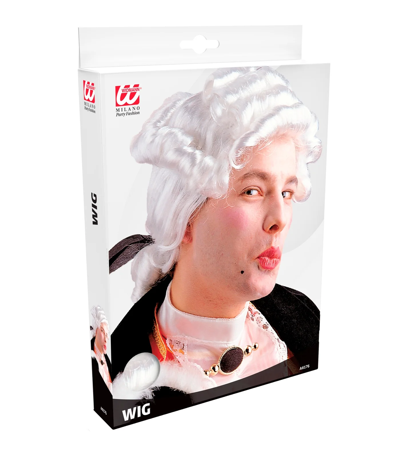 Mozart pruik koloniale man - Image 2
