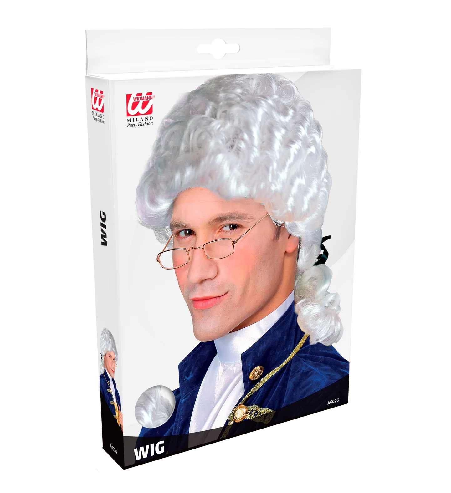 Markies pruik Mozart wit - Image 2