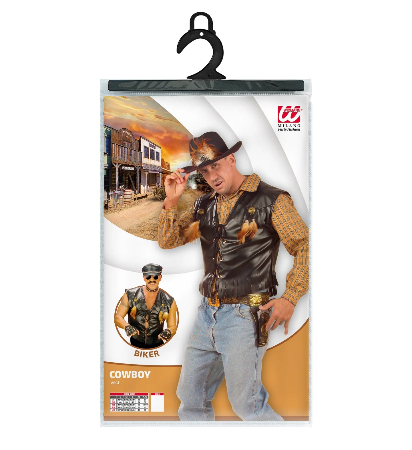 Motor biker vest lederlook - Image 4
