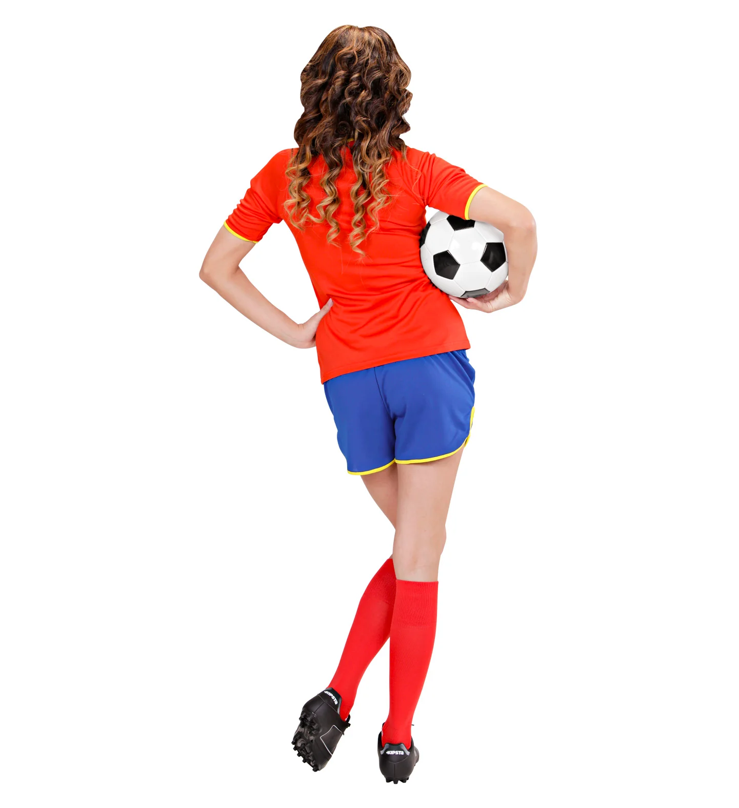 Spanje voetbal kostuum dames - Image 4