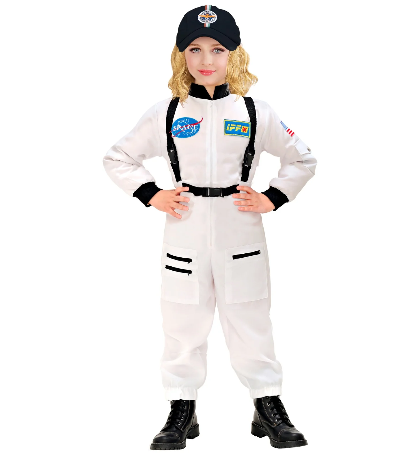 Astronauten kostuum wit kind - Image 3