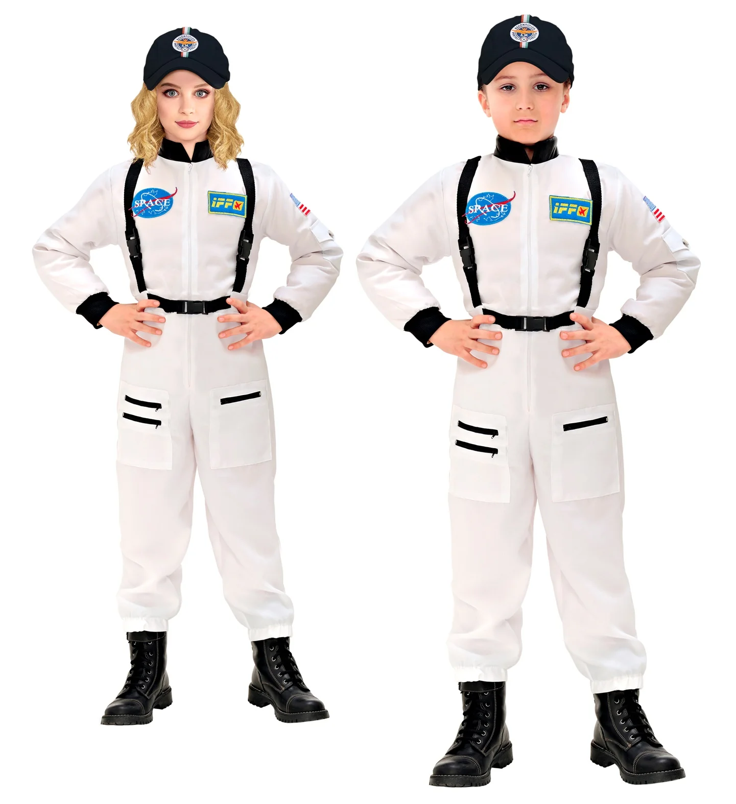 Astronauten kostuum wit kind - Image 4