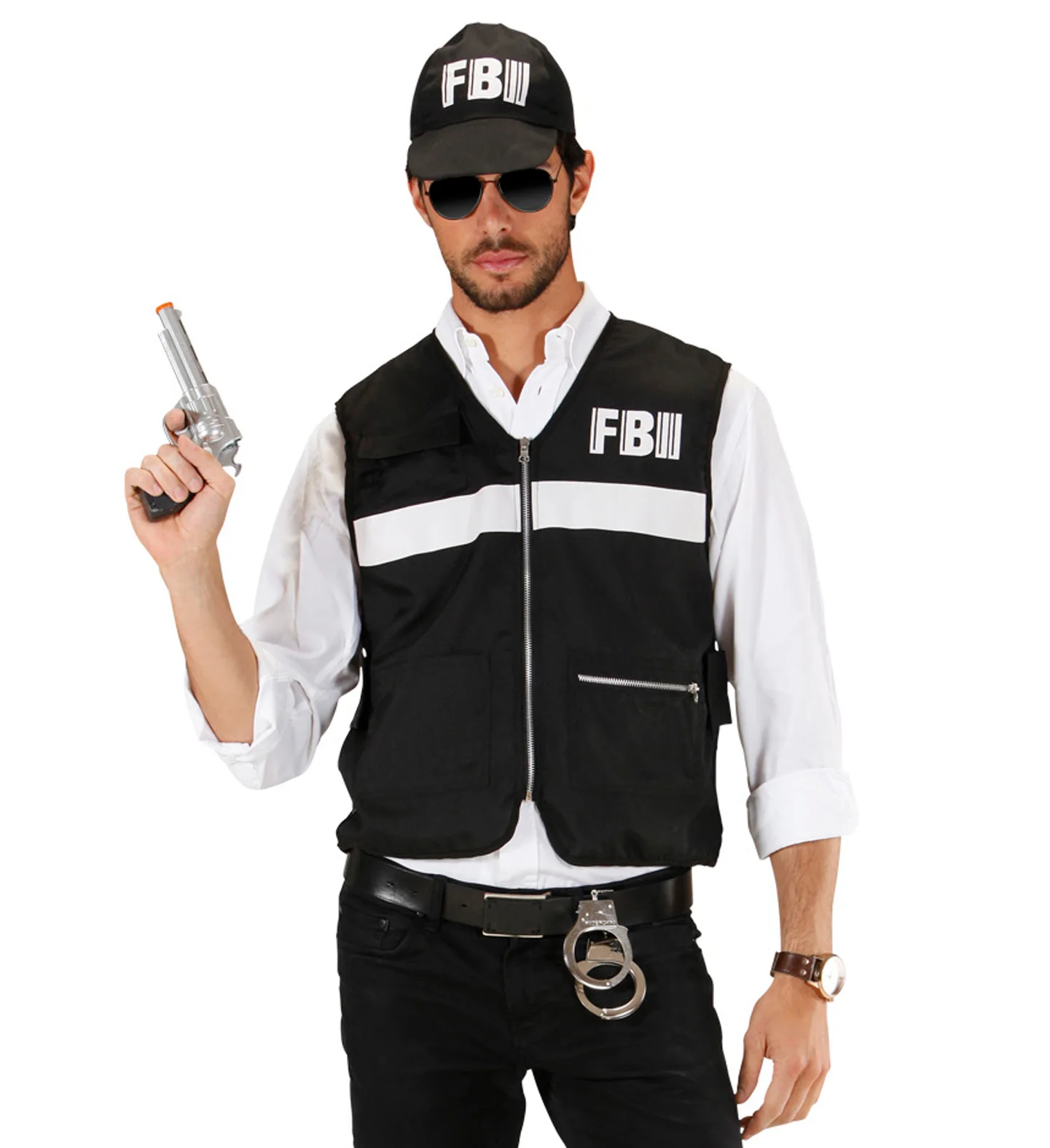 FBI vest kostuum heren - Image 3