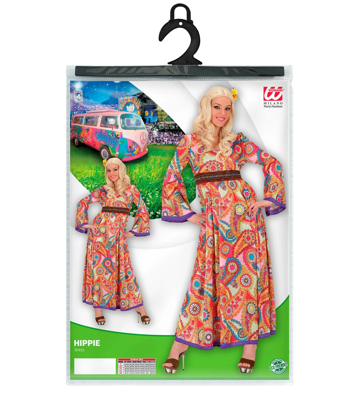 Hippie jurk Melanie dames - Image 2