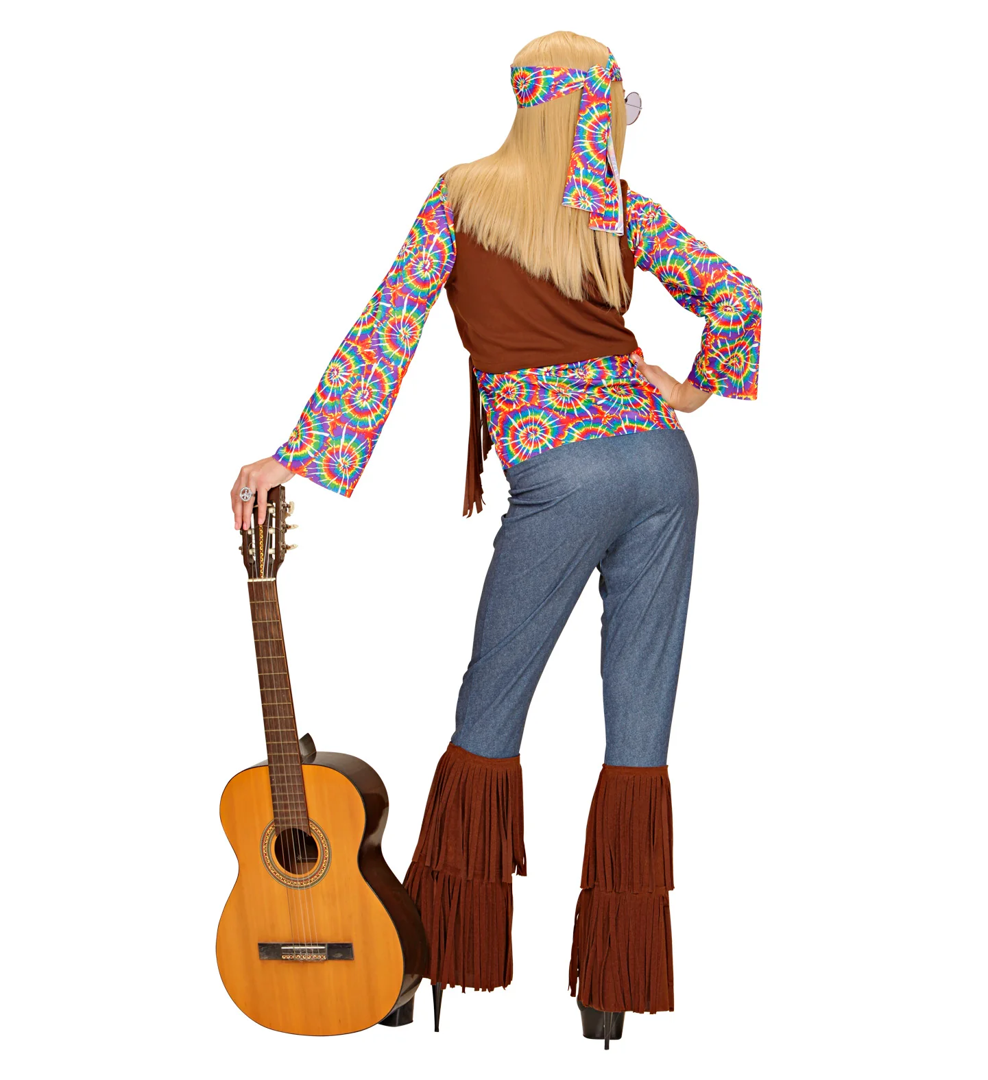 Hippie kostuum Flower Power dames - Image 2