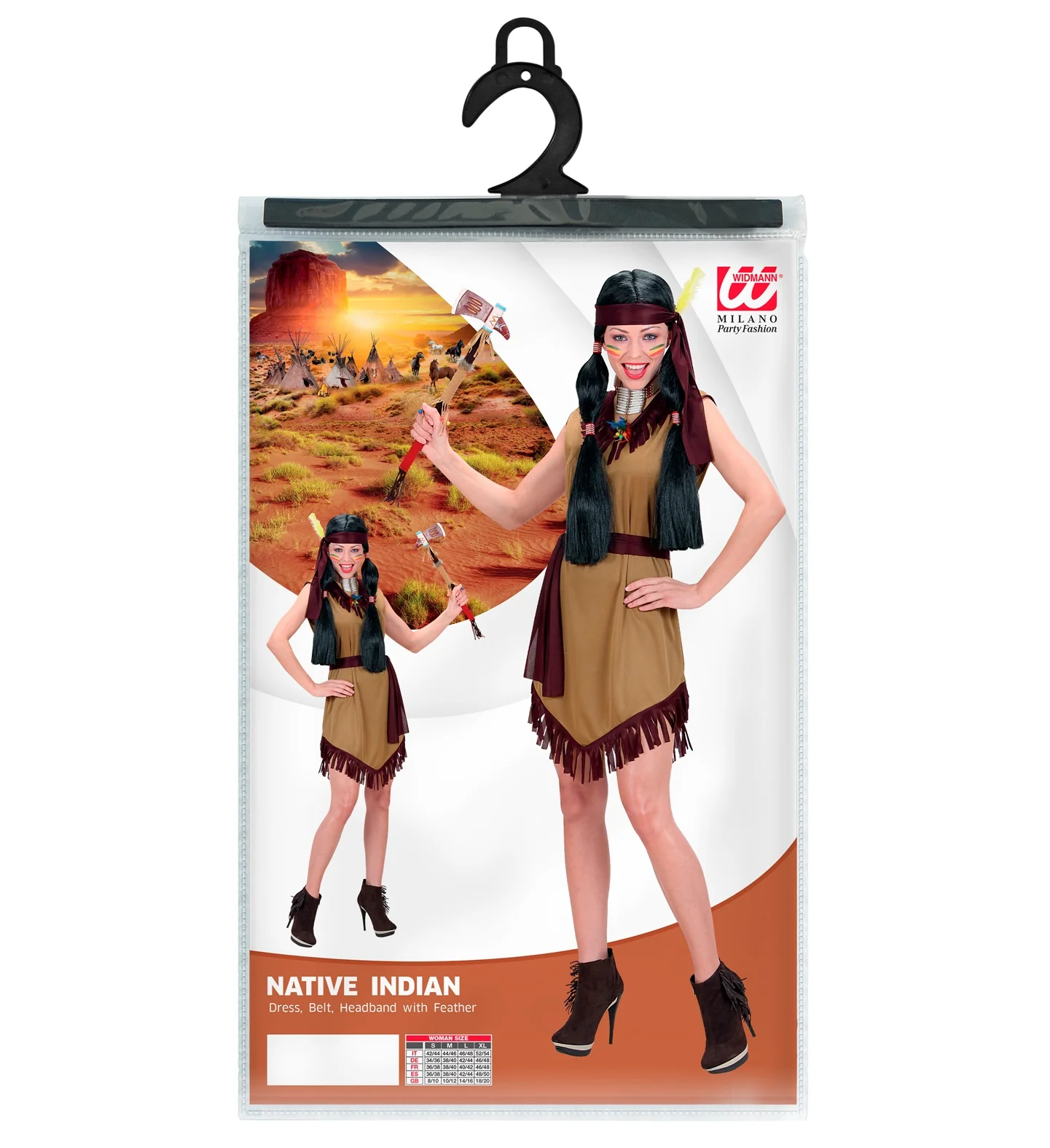 Indianen jurk Kyara dames - Image 2