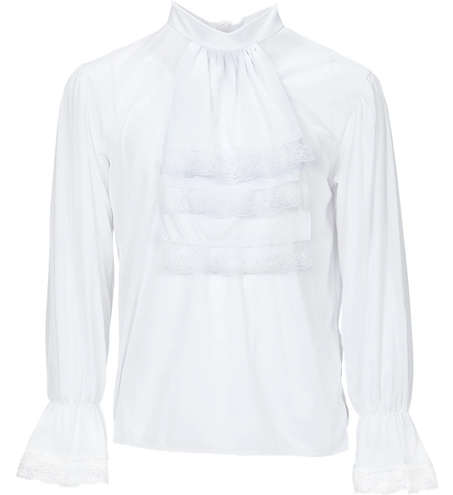 Mozart blouse wit met jabot - Image 3