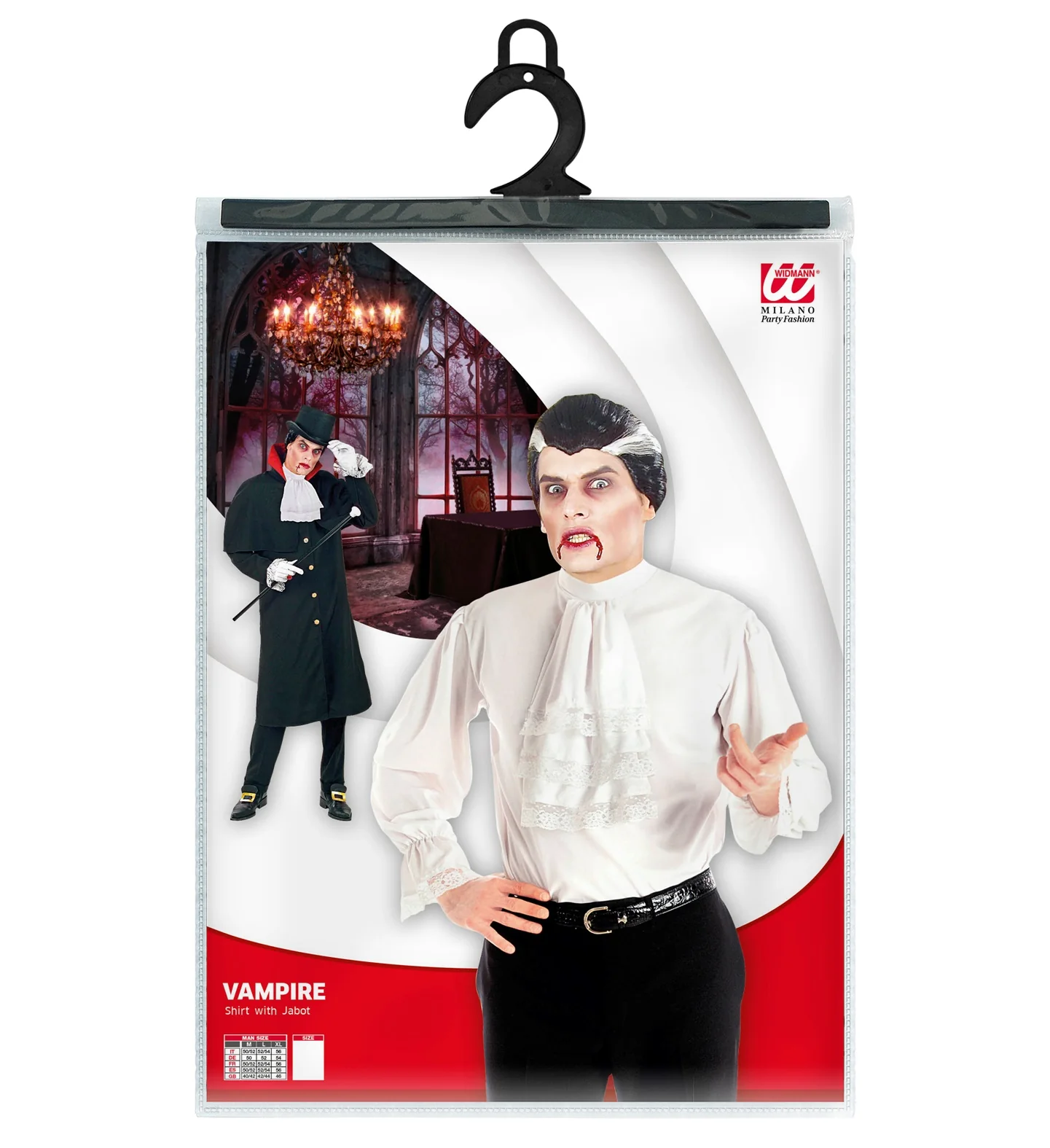 Mozart blouse wit met jabot - Image 4