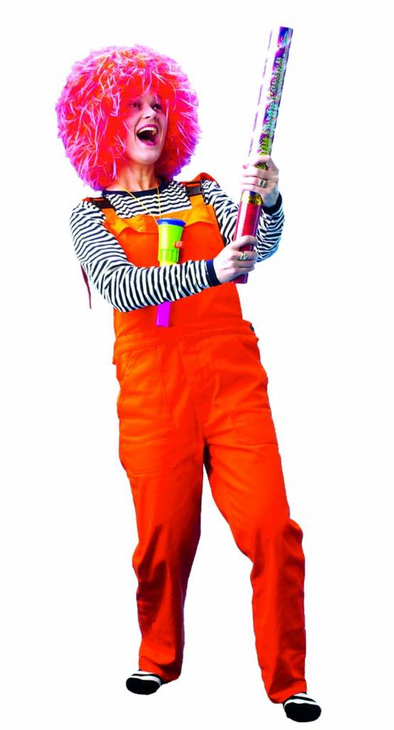 Oranje tuinbroek volwassenen - Image 2