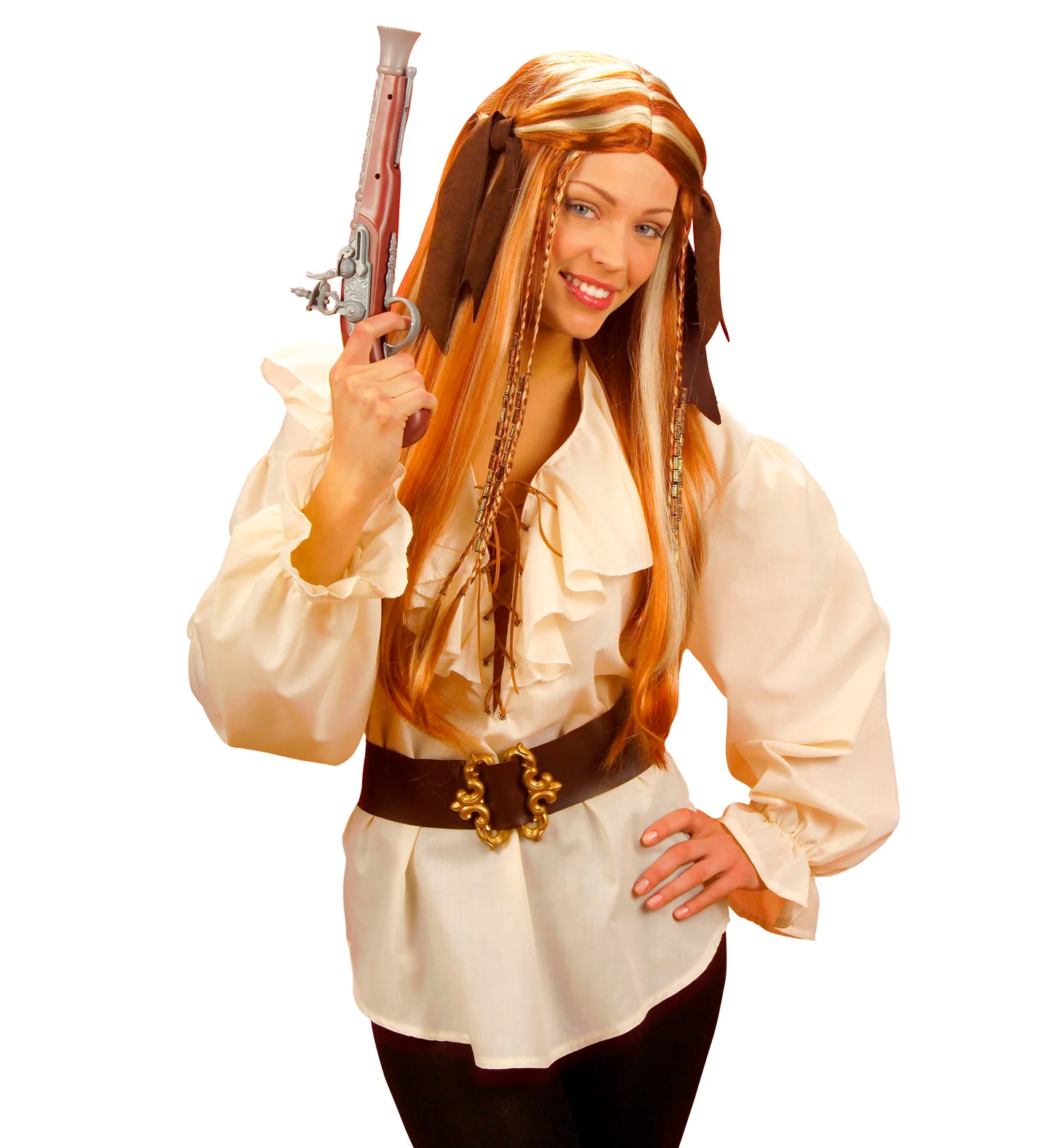 Piratenshirt dames beige - Image 4