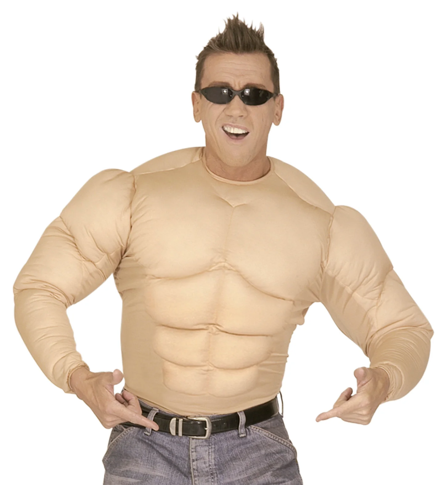 Spierballen shirt dikmaak spierbundel