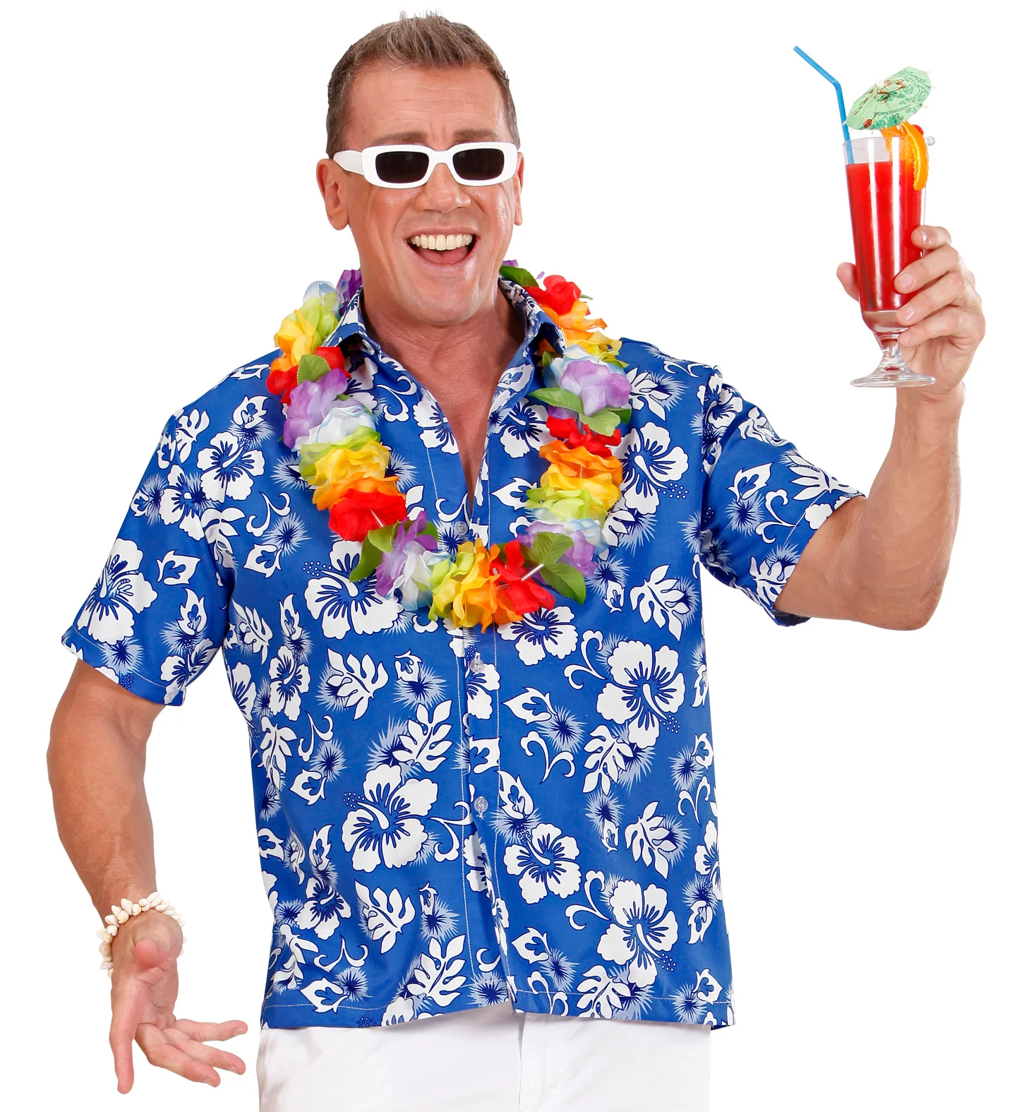 Hawaii shirt blauw tropical Danny - Image 2