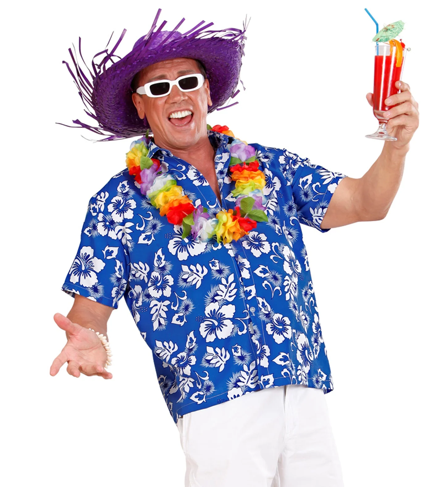 Hawaii shirt blauw tropical Danny - Image 4
