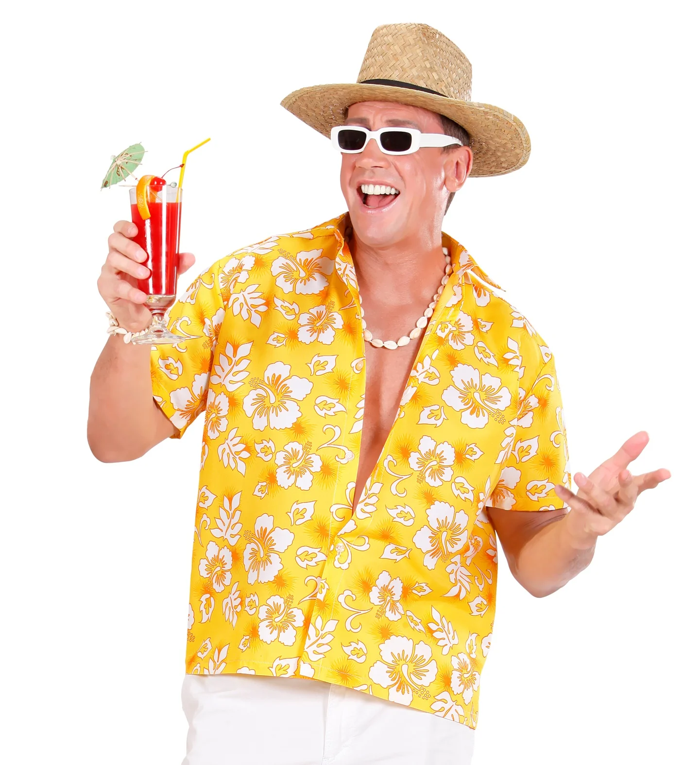 Hawaii shirt geel tropical Danny - Image 2