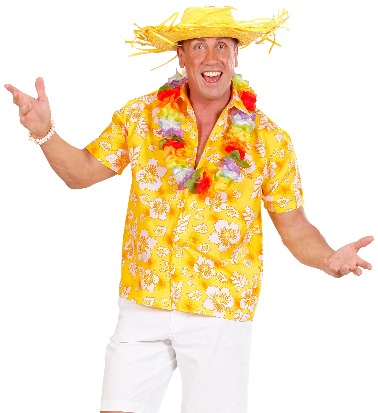 Hawaii shirt geel tropical Danny - Image 3