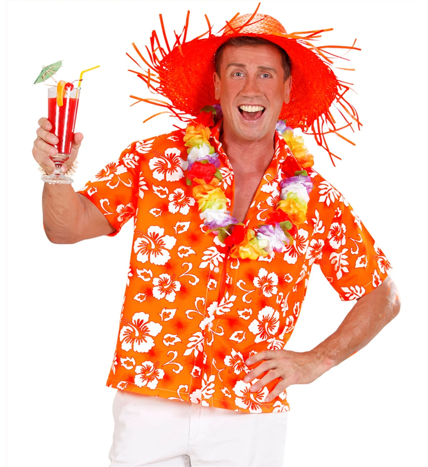 Hawaii shirt oranje tropical Danny - Image 4