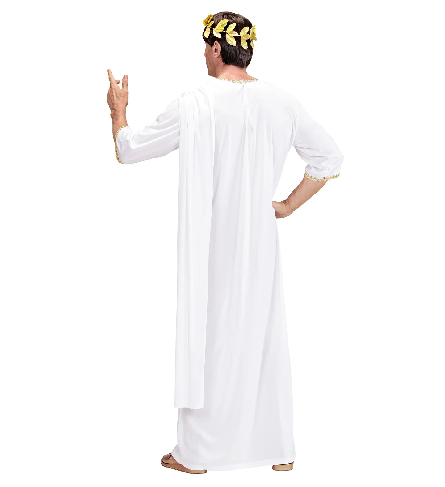 Romeinse toga wit unisex - Image 3