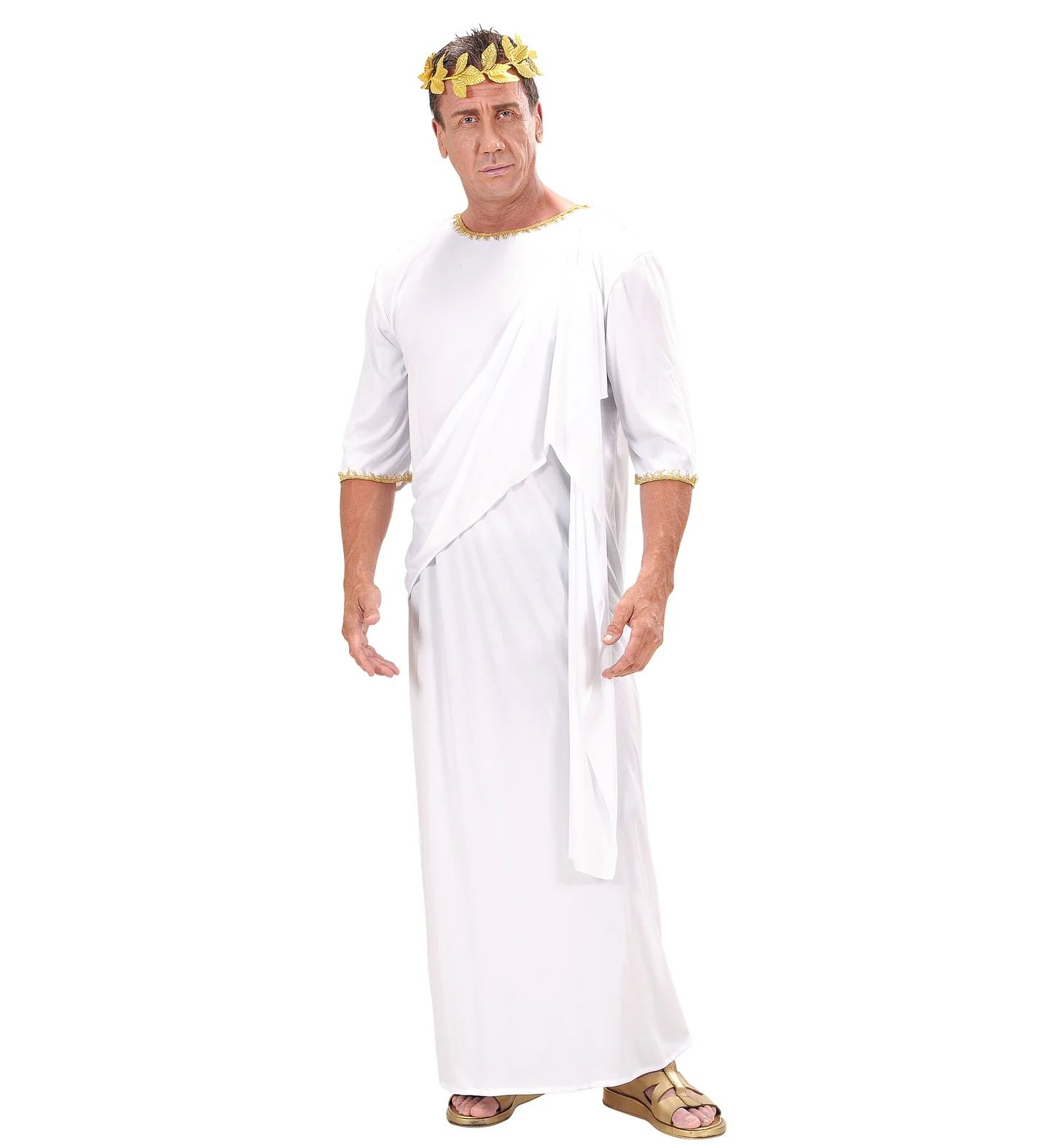 Romeinse toga wit unisex - Image 4