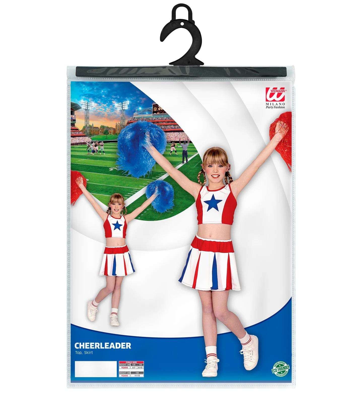 Cheerleader jurk Jill kind - Image 3