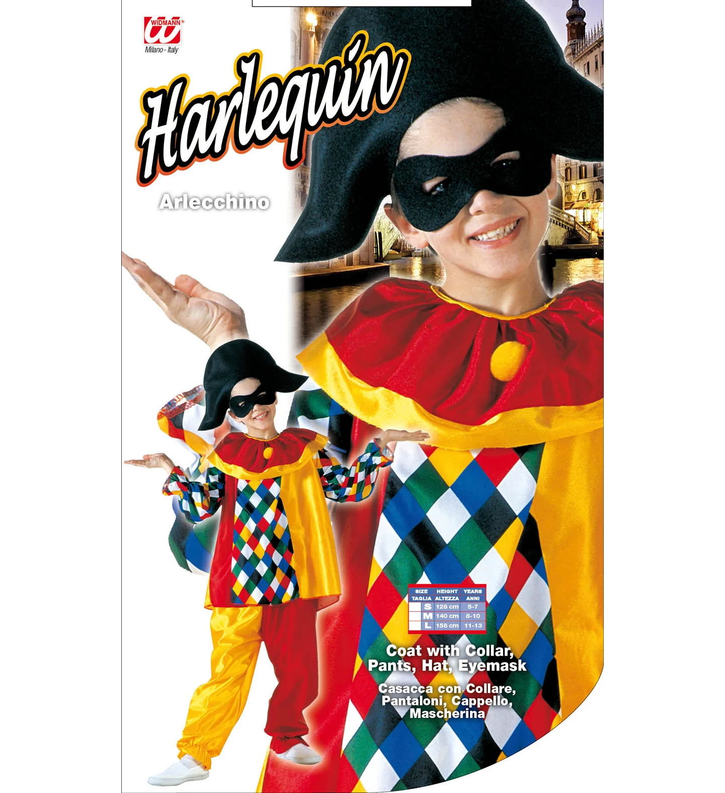 Harlekijn kostuum Thomas kind - Image 2