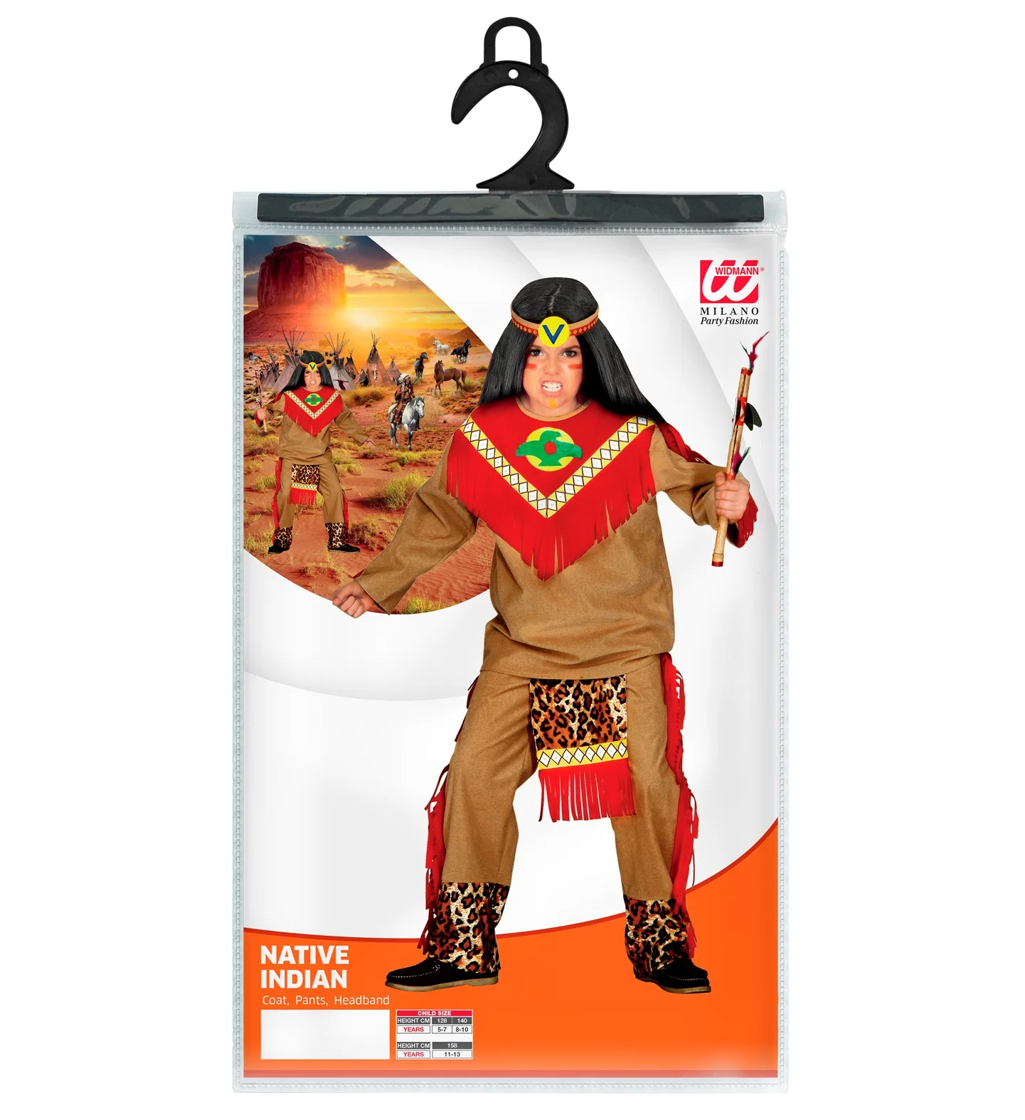 Indianen kostuum Sitting Bull kind - Image 3