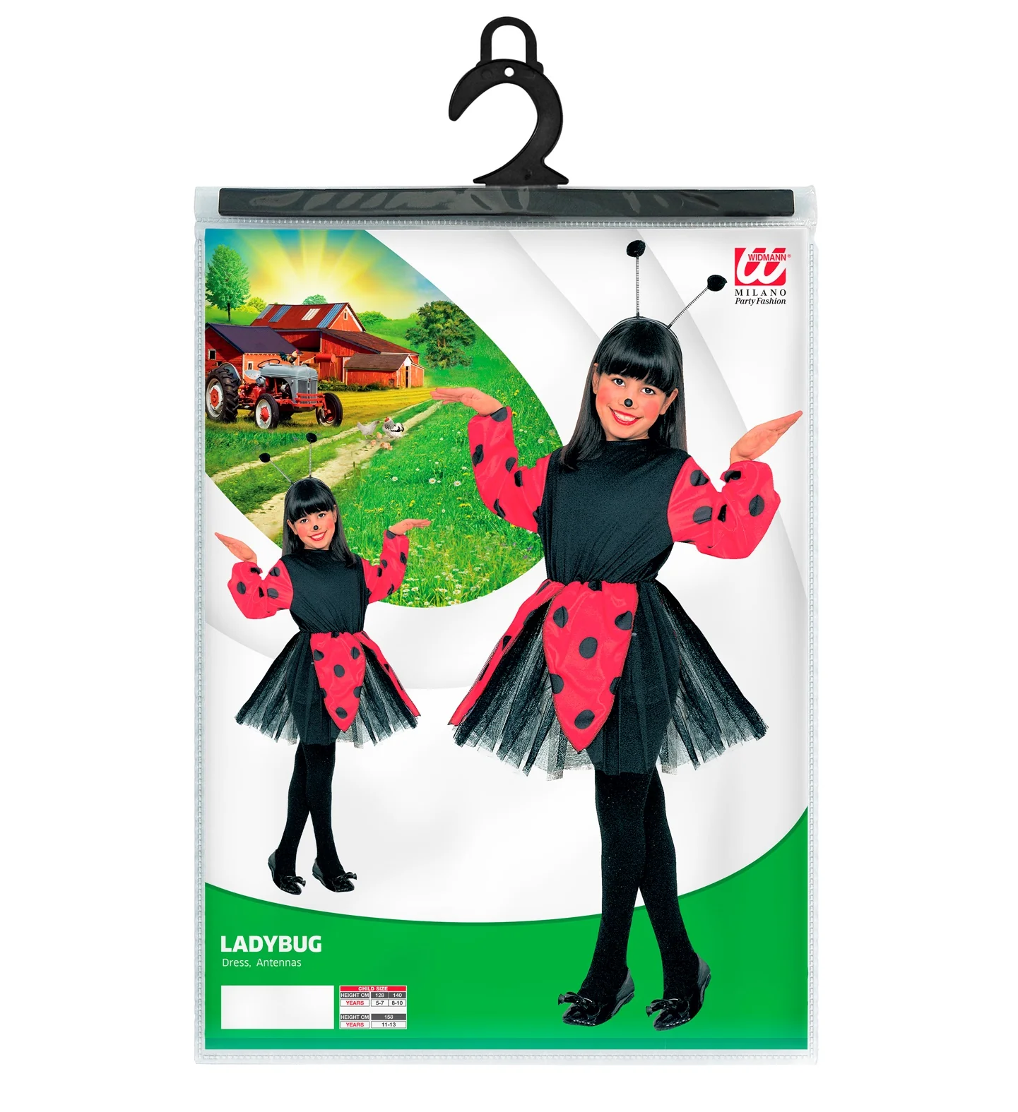 Lieveheersbeestje jurk Sprietje kind - Image 2