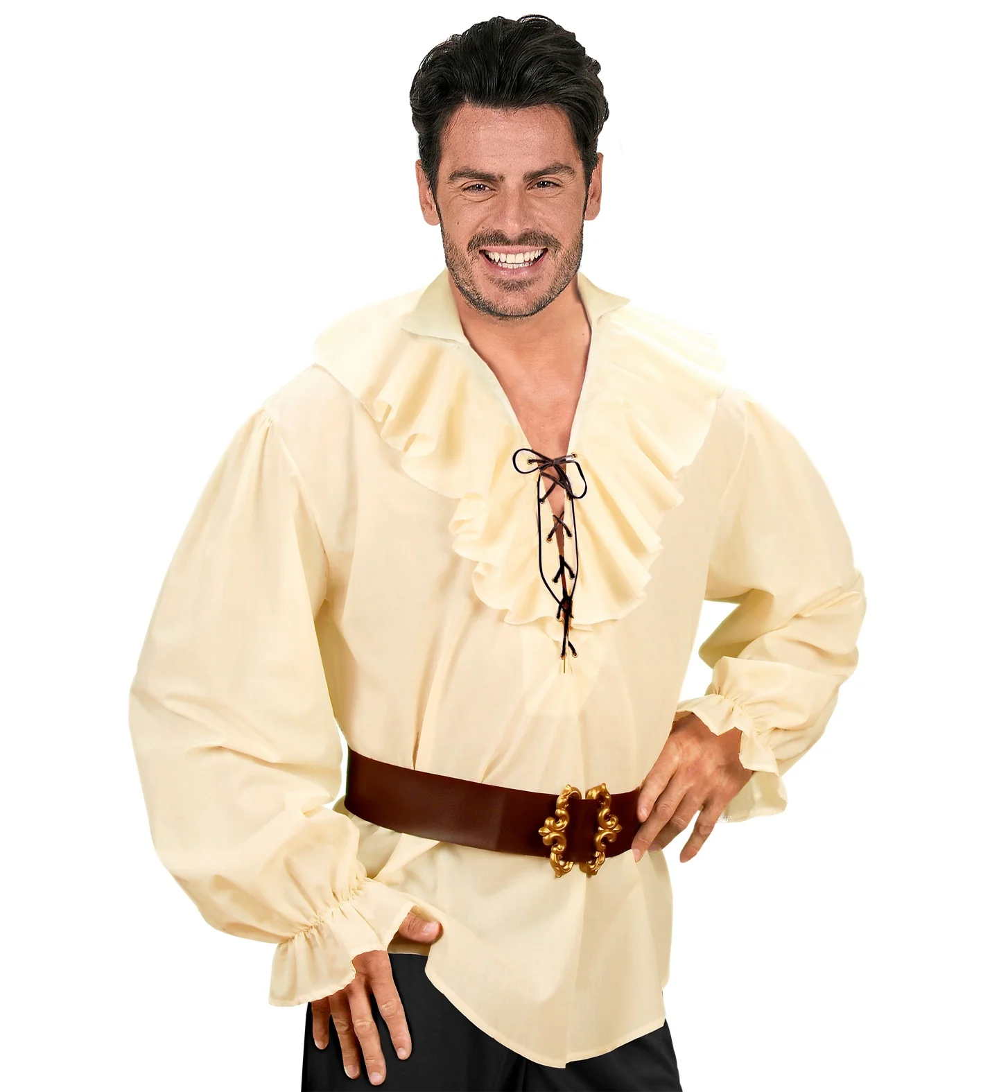 Piratenshirt beige boeren shirt